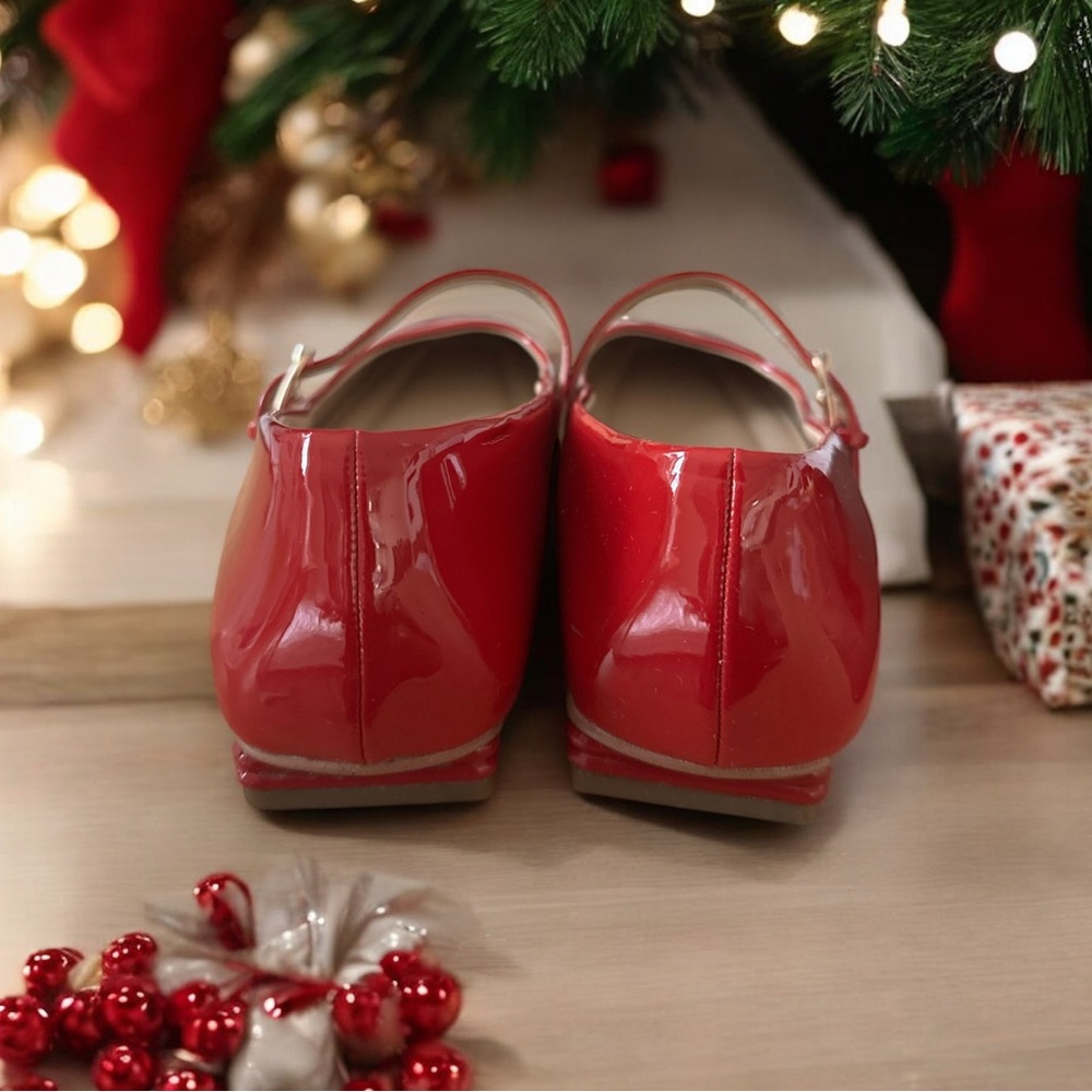Franco Sarto Red Patent Heels - Picture 4 of 6